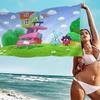 Popular S-Smeshariki Animation Anime Beach Swimming Towel Soft Absorbent Washcloth Children's Gifts For Kids Travel Camping Gym