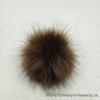 Colored 15cm Fluffy Faux Fur Fox Ball for DIY Hat Pendant