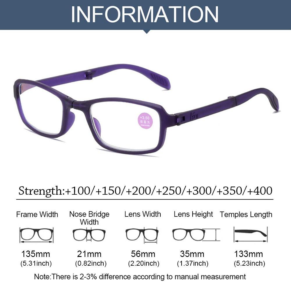 1 шт. Складные очки для чтения с защитой от синего света — фото 8