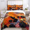 Van Gogh Kunst Niedlich Kawaii Bequemer Bettbezug Steppdecke Kissenbezug Bettwäscheset Kinder Schlafzimmer Dekoration Heimtextil