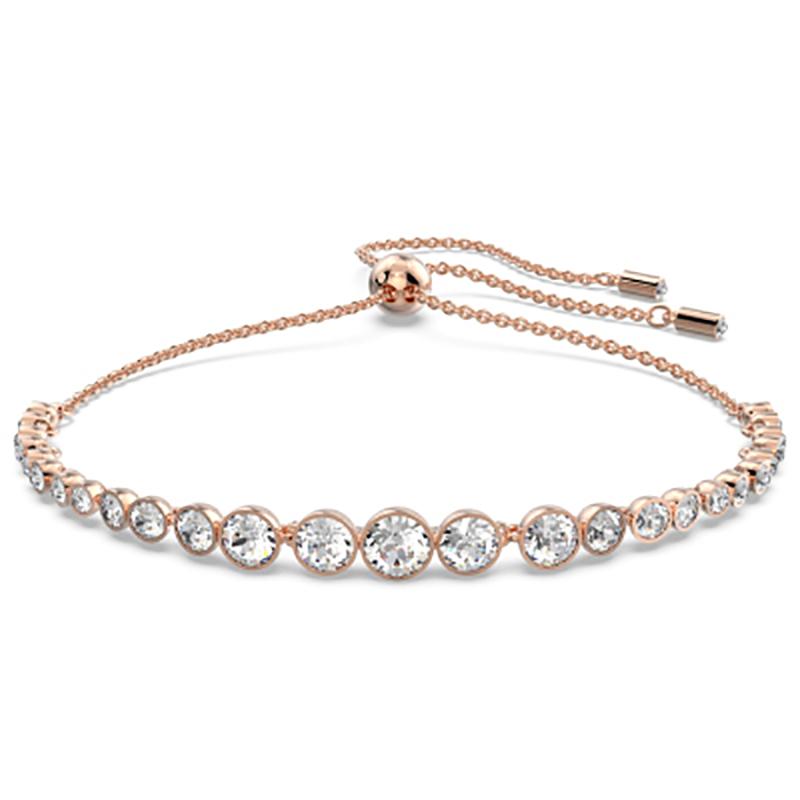 New Product S 925 Pure Silver Sea Blue Round Diamond Emily Women's Bracelet Fashion Luxury Jewelry