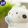 Super Cute 3D Animal Cat Cute Ceramic Water Cup Lovers Creative Large Capacity Mug with Cover Coffee Cup