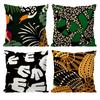 Art Abstract Illustration Cushion Cover Pattern Printed Pillowcase for Living Room Sofa Cushion Cover & Bedroom Decor
