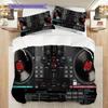 1PC Music, guitar Theme Bedding Quilt Set Quilt Cover Pillowcase Home Decoration Birthday Gift (1 * duvet cover + 2 * pillowcase, without core)