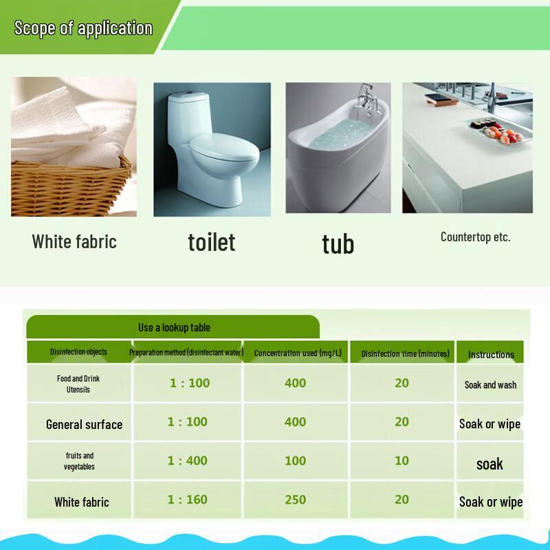 WuJie 84 Chlorine Disinfectant & Bleach, 4kg