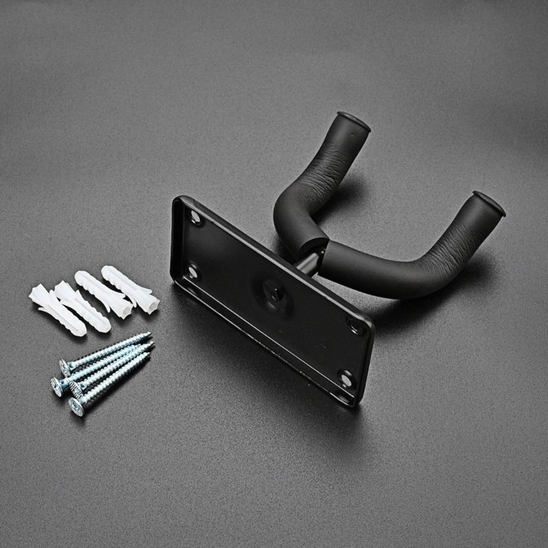 Suporte de Parede para Guitarra Universal Suporte Ajustável Suporte de Exibição Gancho de Guitarra em Forma de U Fácil de Instalar