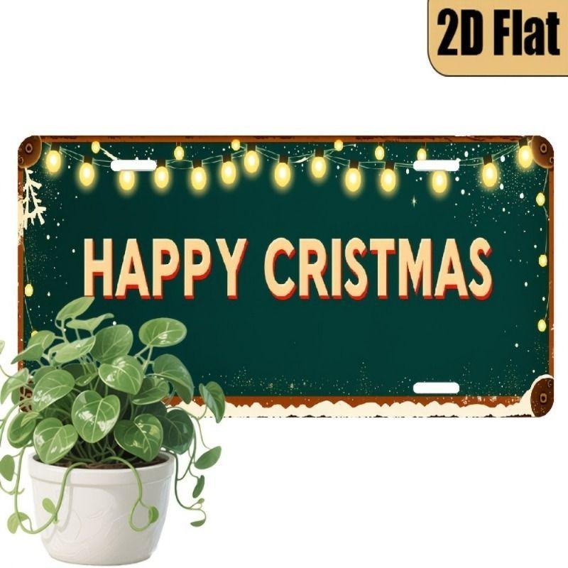 Motorcycle Souvenir License Plate, Metal Auto Wall Decor 15x30cm