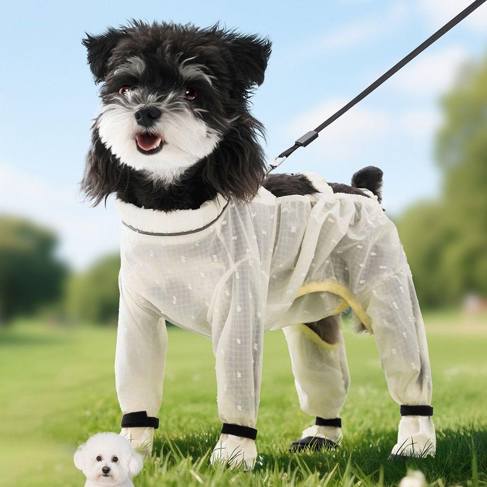 Full Leg Protection Pet Strolling Going Out Pants Dog Jumpsuit Shoes  Spring Summer