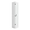 Bifold Barn Door, 914 x 2134 mm, MDF Bi-Fold Sliding Closet Doors, Hardware Kit Included, H-Frame Space-Saving Design, Need to Assemble, for Bedroom,