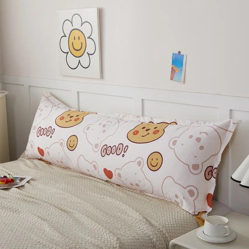 Bedding Pillow Covers Cartoon Dinosaur Body Pillow Cover for Boys Girls Cotton Long Pillowcase Decorative Cushion for Bedroom