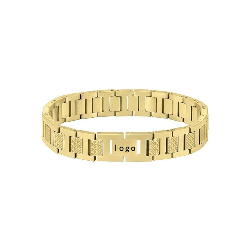 Stainless Steel Black 316L Magnetic Biological Enamel Skin Bracelet