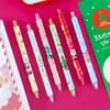 Creative Christmas Cartoon Click Gel Pen - Black Ink Signature Pen for Students