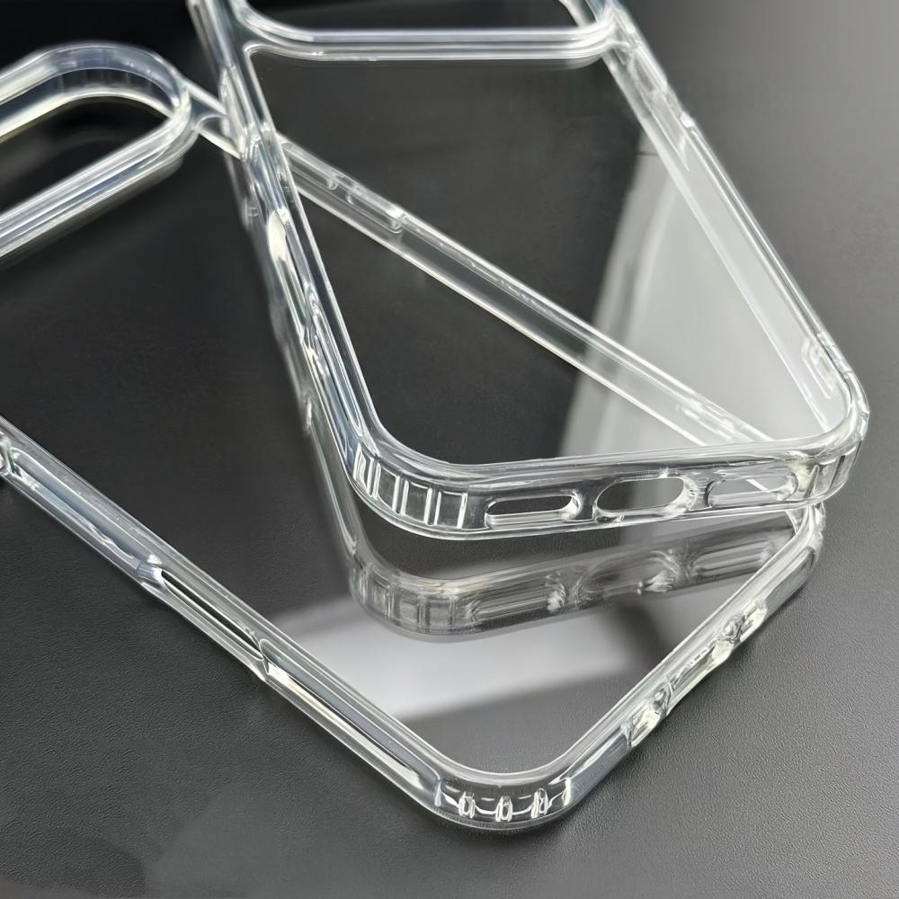 Luxury Transparent Shockproof Armor Case For iPhone 17 Air 16 14 13 12 11 17 Pro Max Plus X XR 8 7 16E Phone Clear Soft Cover