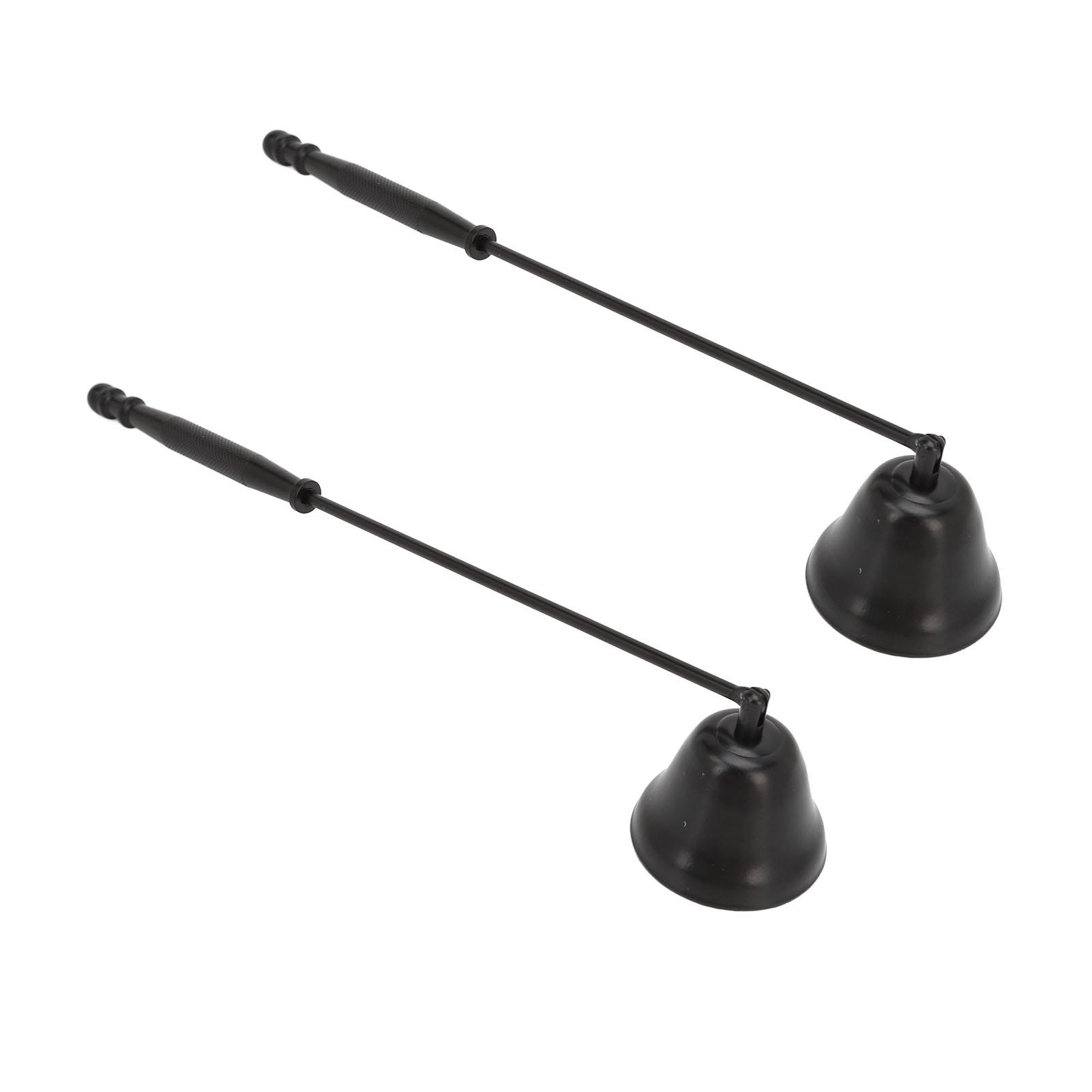 

2 шт. Черный гаситель для свечей с длинной ручкой, гаситель для свечей, нескользящий гаситель фитиля свечи