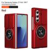 Case for Samsung Z FOLD 7 Shock Proof Tough Shell With Holder Kickstand Camera Sliding Window Protective Case Plain Shock Proof