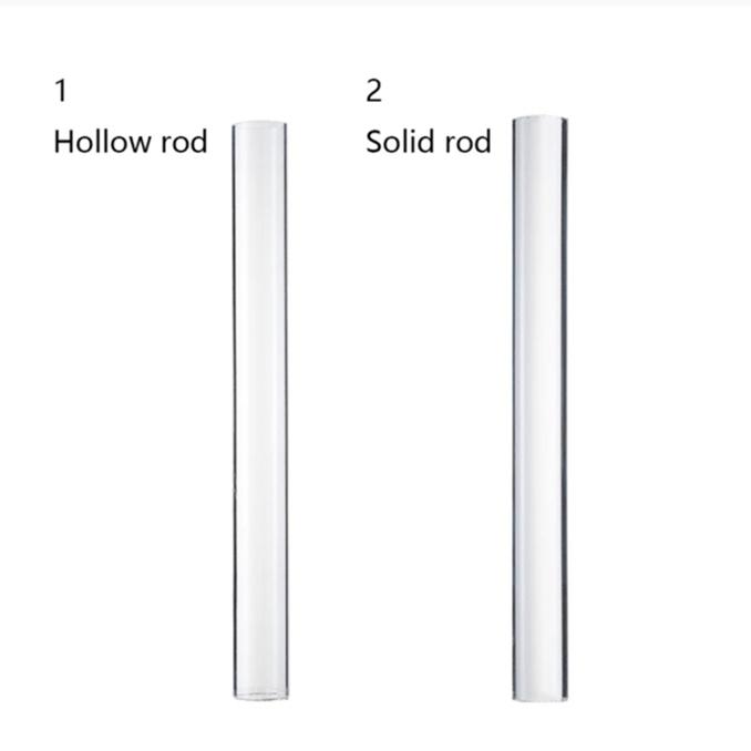 DIY Transparent Clay Stick Solid Hollow Rolling Pin Ultra-light Colored Clay Soft Pottery Roller