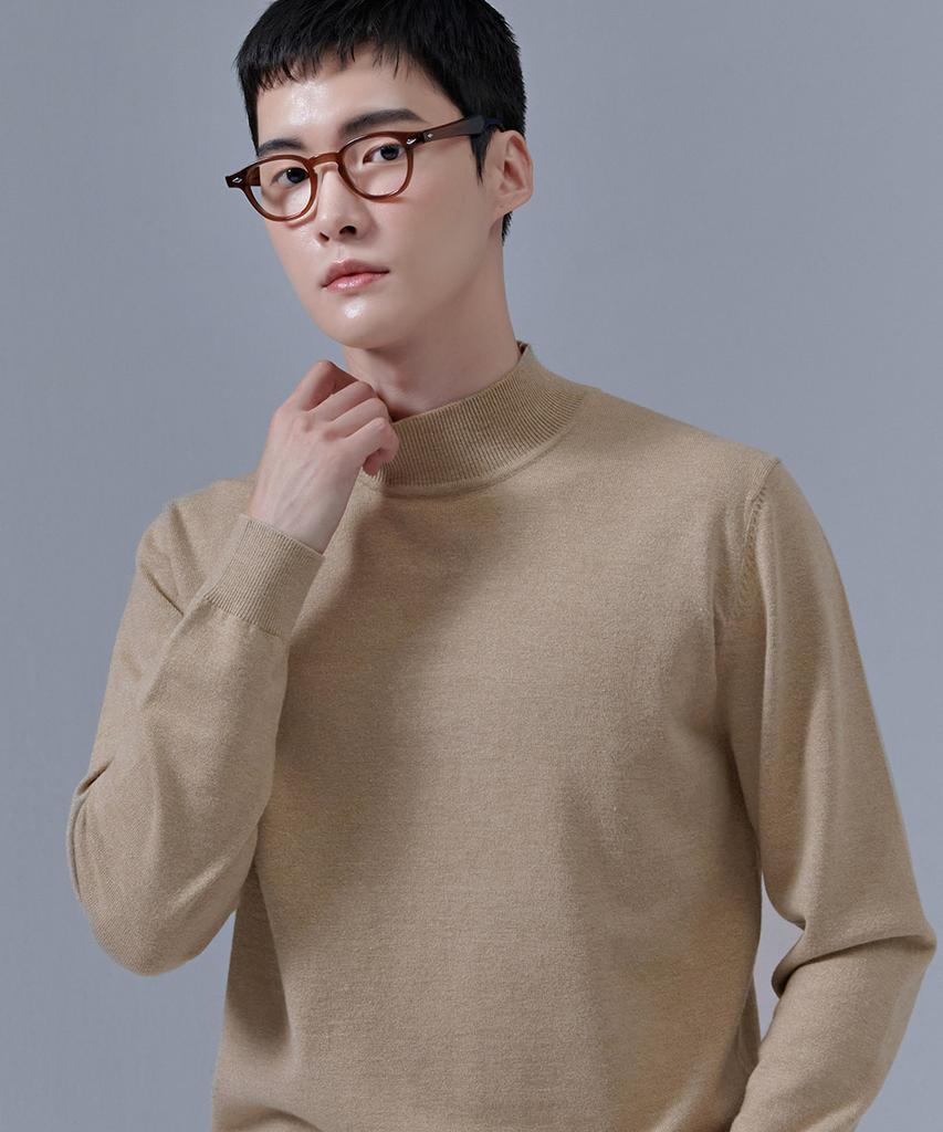 CHASECULT Men'S Essential Mock Neck Sweater-Cfzk5201D0M