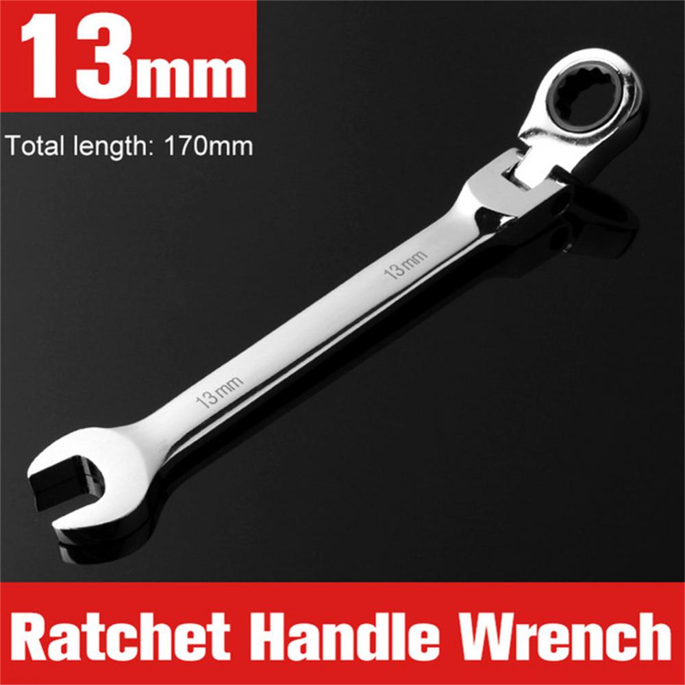 Metric Gear Spanners Durable Multifunctional Combination Ended Spanner Kits Car Hand Tools Combination Ratchet Wrenches Steel