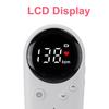 2.5MHz ABS Plastic Baby Heart Rate Monitor Pregnant Women Fetal Heart Rate Meter Household Baby Fetal Doppler Heartbeat Detector White