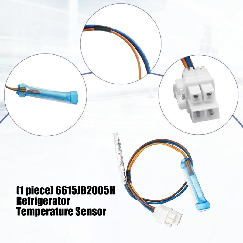 6615JB2005H Refrigerator Defrost Control Thermostat For Easy Installation Refrigerator Temperature Sensor Upgrade Part