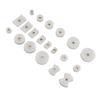 20pcs Watch Case Press Die Kit Watch Case Back Nylon Fitting Dies Set Professional Watch Repair Tool for Watchmakers