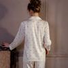 New Pajamas Women's Summer Ice Silk New Set Cherry Women's Thin Loungewear Can Be Worn Outside