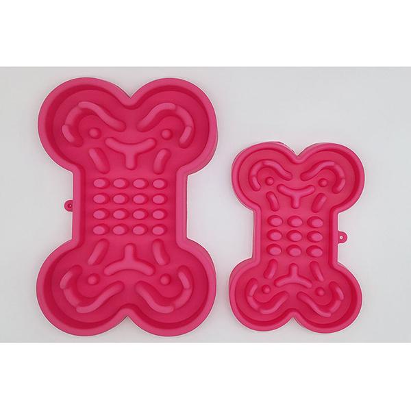 WTEMPO Bone Type Silicone Pet Slow Food Bowl Creative Dog Bowl Cat and Dog Slow Food Anti Choking Basin