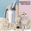 Quick Clean Cat Litter Shovel Portable Cat Litter Shovel Capacity Cat Litter Scooper with Trash Container for Self-cleaning