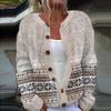 2026 foreign trade new 3D digital printing cardigan knitted jacket women's clothing early spring and autumn factory wholesale