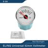 Waterproof 52mm Voltmeter Volt Gauge Meter 8-16V 16-32V 8-32V with Red Backlight for Motorcycle Car Yacht Boat Universal