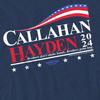 Tommy Boy Unisex Erwachsene Callahan And Hayden For President 2024 T-Shirt