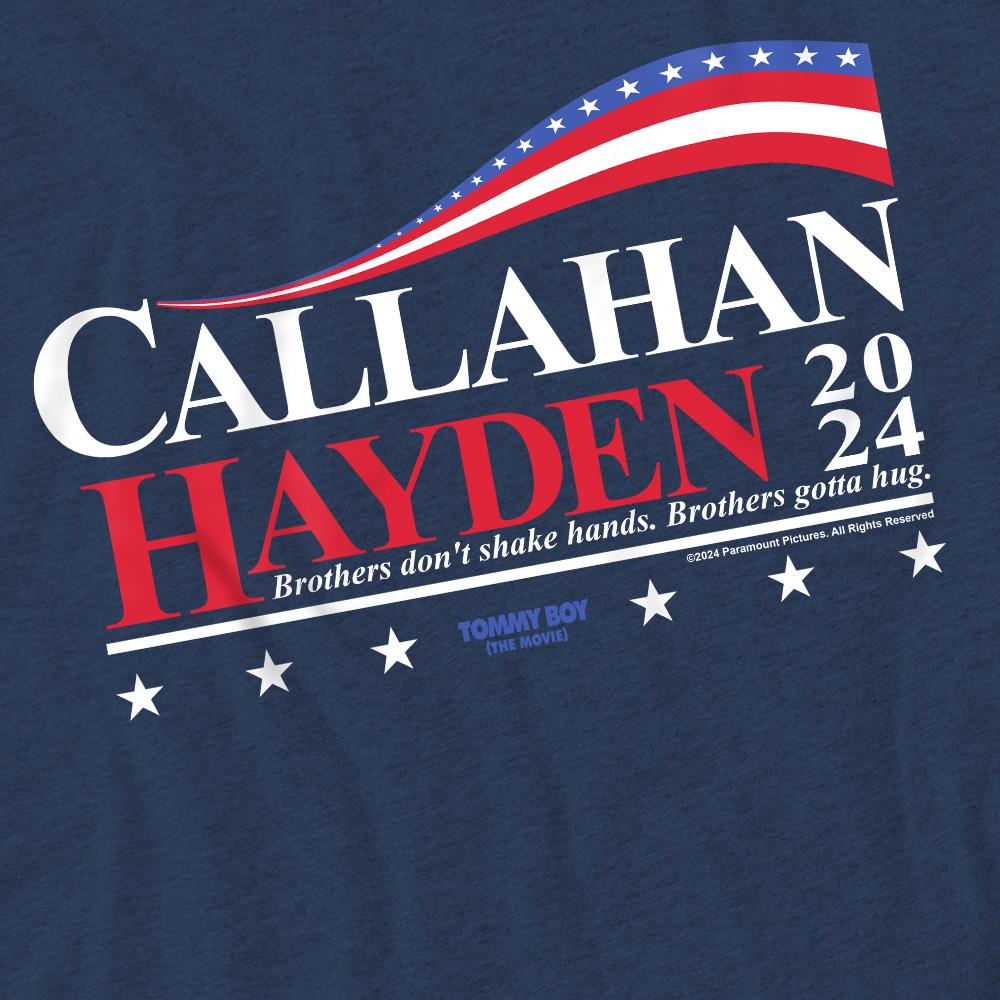 Tommy Boy Unisex Erwachsene Callahan And Hayden For President 2024 T-Shirt
