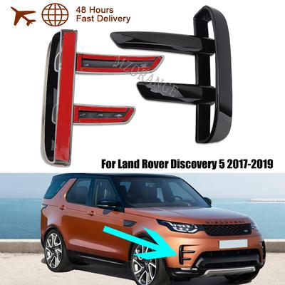 For Land Rover Discovery 5 2017- Fog Light Cover Front Bumper Fog Lamp Trim Black Car Styling VENT Trim LR082888