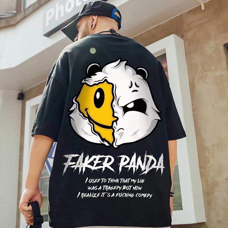 

Мужские модные футболки, свободный топ, винтажная футболка с длинным рукавом и круглым вырезом, пуловер, футболка, мужской топ с графическим принтом, мужской топ