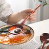Wooden Spoon Set Long Handle Ramen Spoon Solid Wood Tableware Serving Spoon Serving Spoon Creative Turtle Spoon