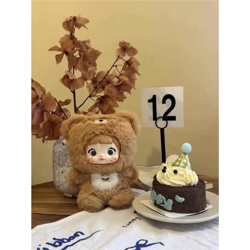 Plush Blind Box, Keychain, Backpack Charm, Cute Figurine, Gift Ornament, Nuomi Cute Non-stop Trendy Toy, Christmas Gift