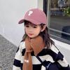 Customize Logo Children's Hat P Letter Baseball Cap Boys and Girls Solid Color Sporty Hand Embroidery Foreign Style Hip Hop