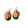 Quirky Orange Pendant Earrings - European & American Fashion Fruit Jewelry