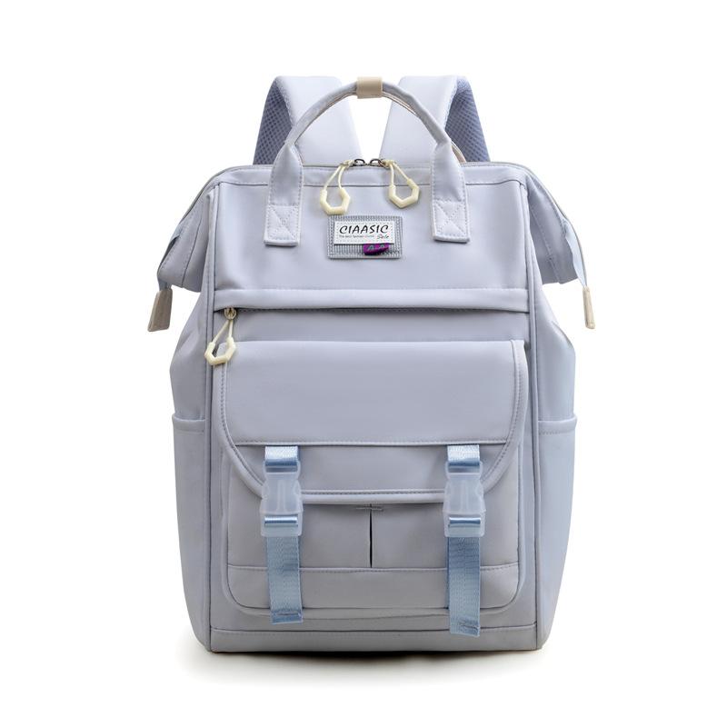 Schoolbag Mommy bag is lightweight, simple and large-capacity backpack 1101 new mother and baby go out to play fashionable multi-functional backpack