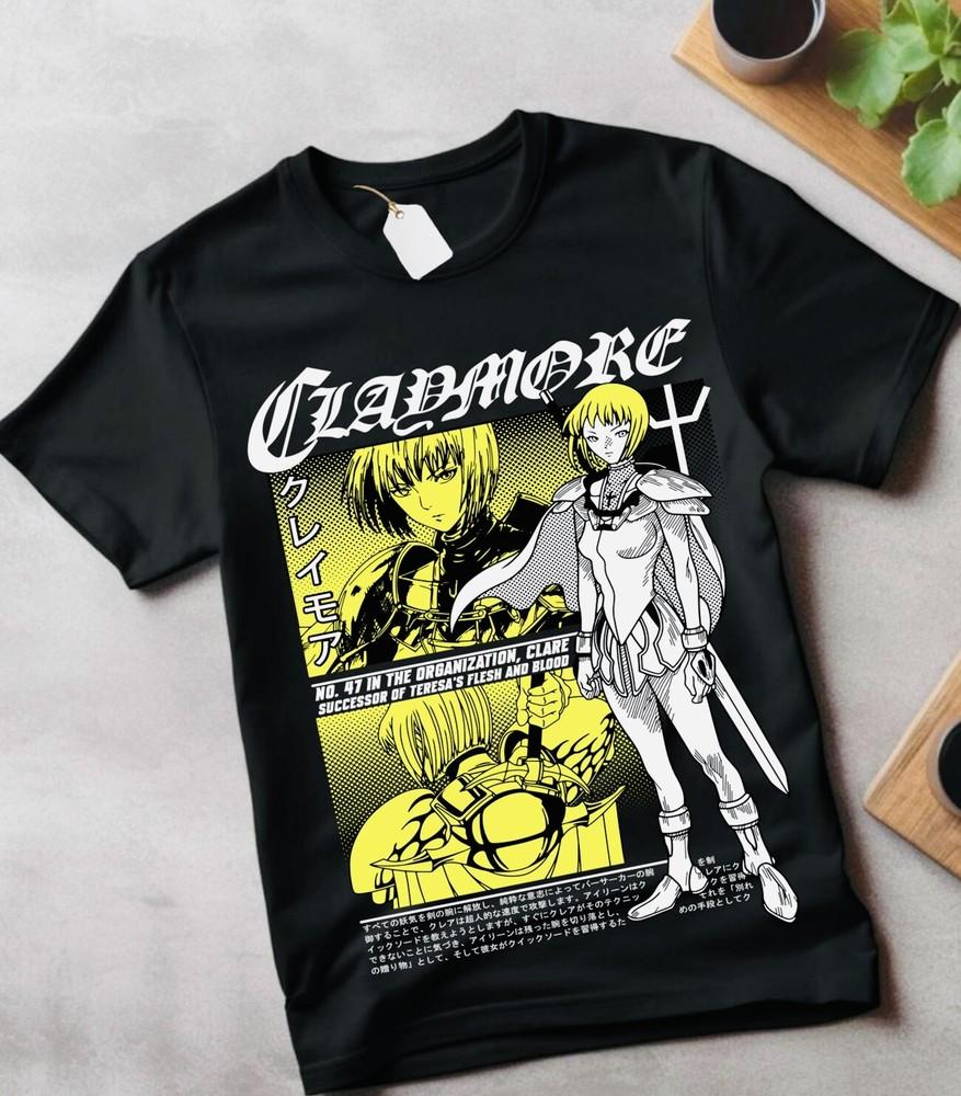 

Claymore Clare T-shirt Kawaii Funny Girl Anime Manga Gift Shirt All Sizes M