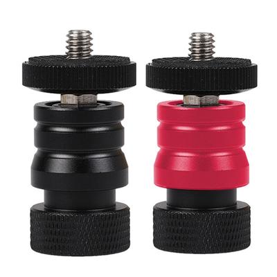 Démontage Rapide Petit Cardan Vis 1/4" Support Trépied Petite Tête Sphérique Amovible pour Appareil Photo Moniteurs Forte Capacité de Charge