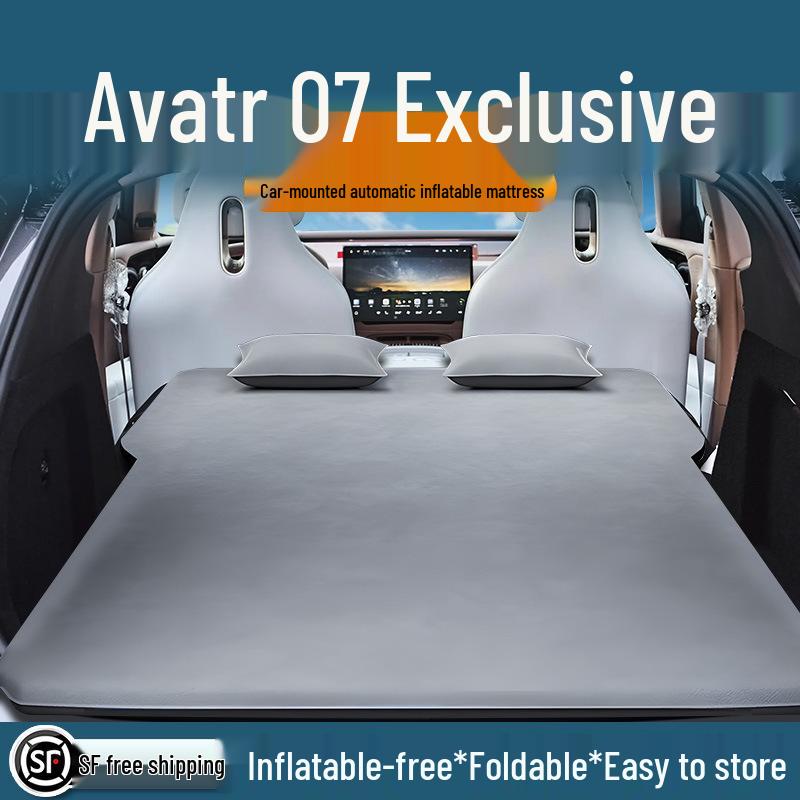 Avatr 07 Car Mattress: Automatic Inflatable Bed for Trunk and Rear Seat Sleeping.