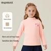MQDMINI Kids' Semi-Turtleneck Fleece Base Layer Top