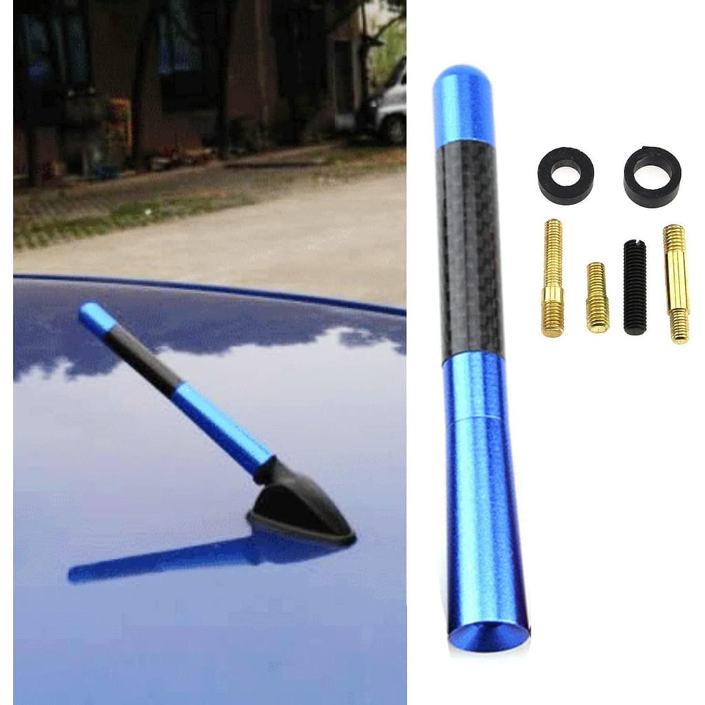 Autoantenne 12cm Carbon Fiber Kurze Radioantenne Universal Autoantenne Dachantenne Radiosignalantenne