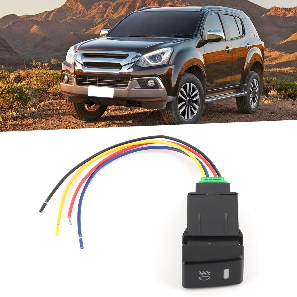 Auto Front Nebel Licht Schalter Taste mit Anschluss Kabel Fit für ISUZU MUX DMAX