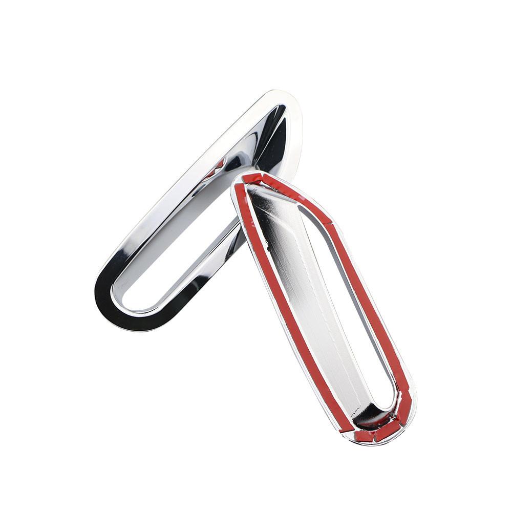 Für Nissan X-Trail X Trail T32 Rogue 2014 2015-2017 ABS Chrom Heckstoßstange Nebelscheinwerfer Lichter Zubehör Rahmen Abdeckung Zierleiste