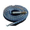 DWCGSG Blue Crystal Earphone Cable 99.99999% OCC Silver Foil 3.5mm 4.4mm 2-Pin 0.78mm MMCX QDC KZ-QDC IEM Wire