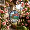 Acryl Puzzle Sonnenfänger, Buntglas-Stil Fensterhänge-Dekoration, Farbenfrohes DIY Sonnenfänger-Set für Haus, Garten, Terrasse, Geschenk für Mama Frauen