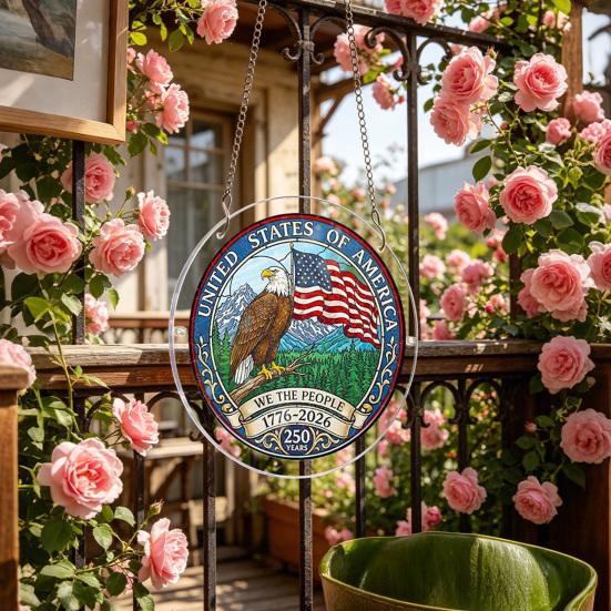 Acryl Puzzle Sonnenfänger, Buntglas-Stil Fensterhänge-Dekoration, Farbenfrohes DIY Sonnenfänger-Set für Haus, Garten, Terrasse, Geschenk für Mama Frauen