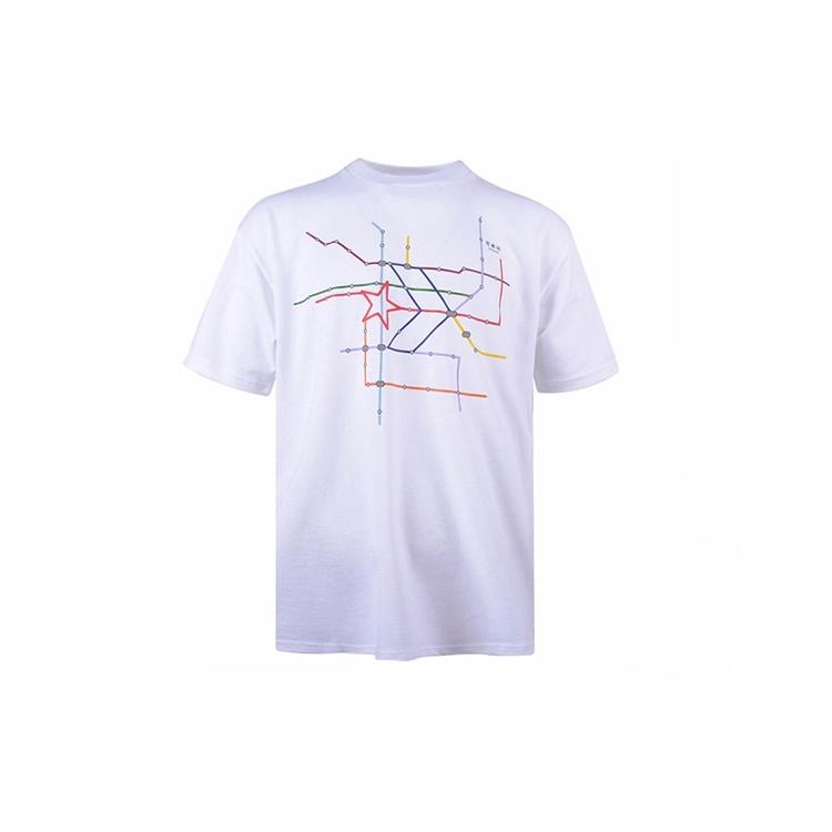 Men s Converse Logo Printing Short Sleeve White 10020851-A01 XS